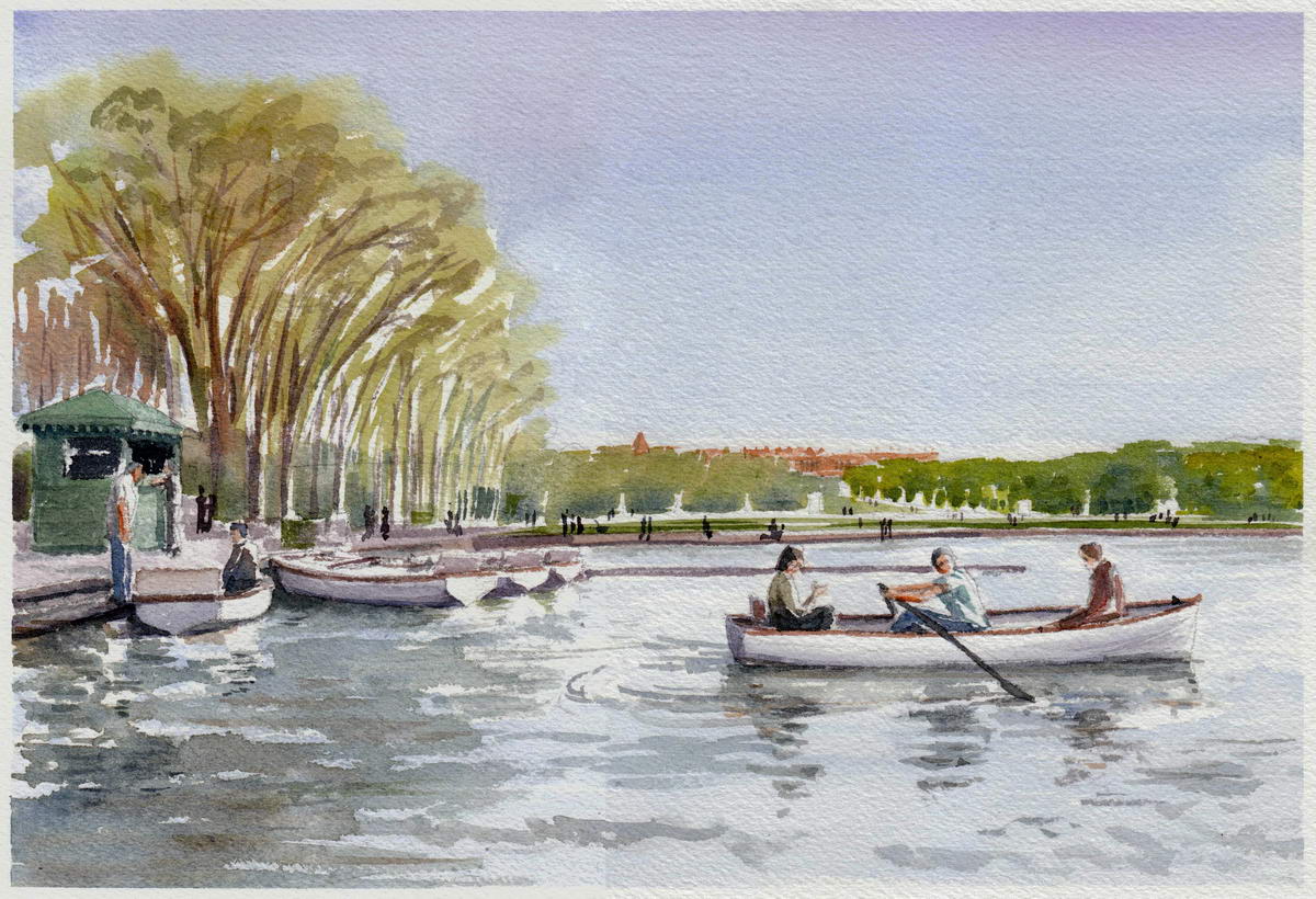 Promenade en barque – Grand canal de Versailles