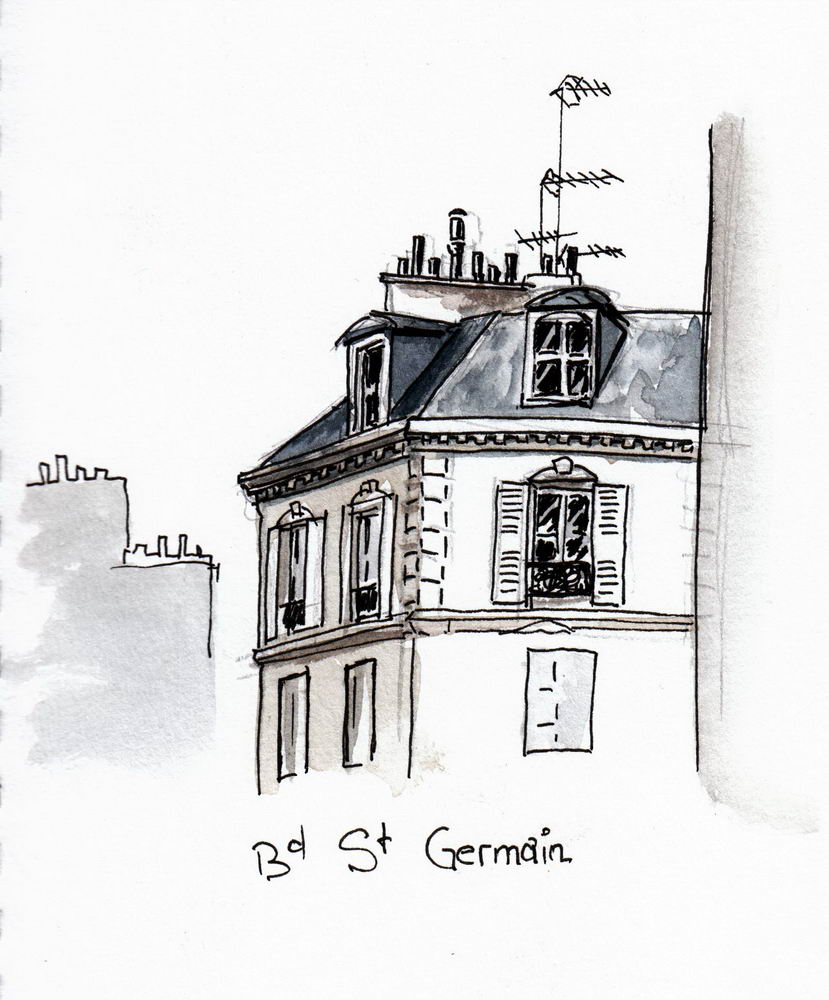 Toits du boulevard Saint Germain – Paris