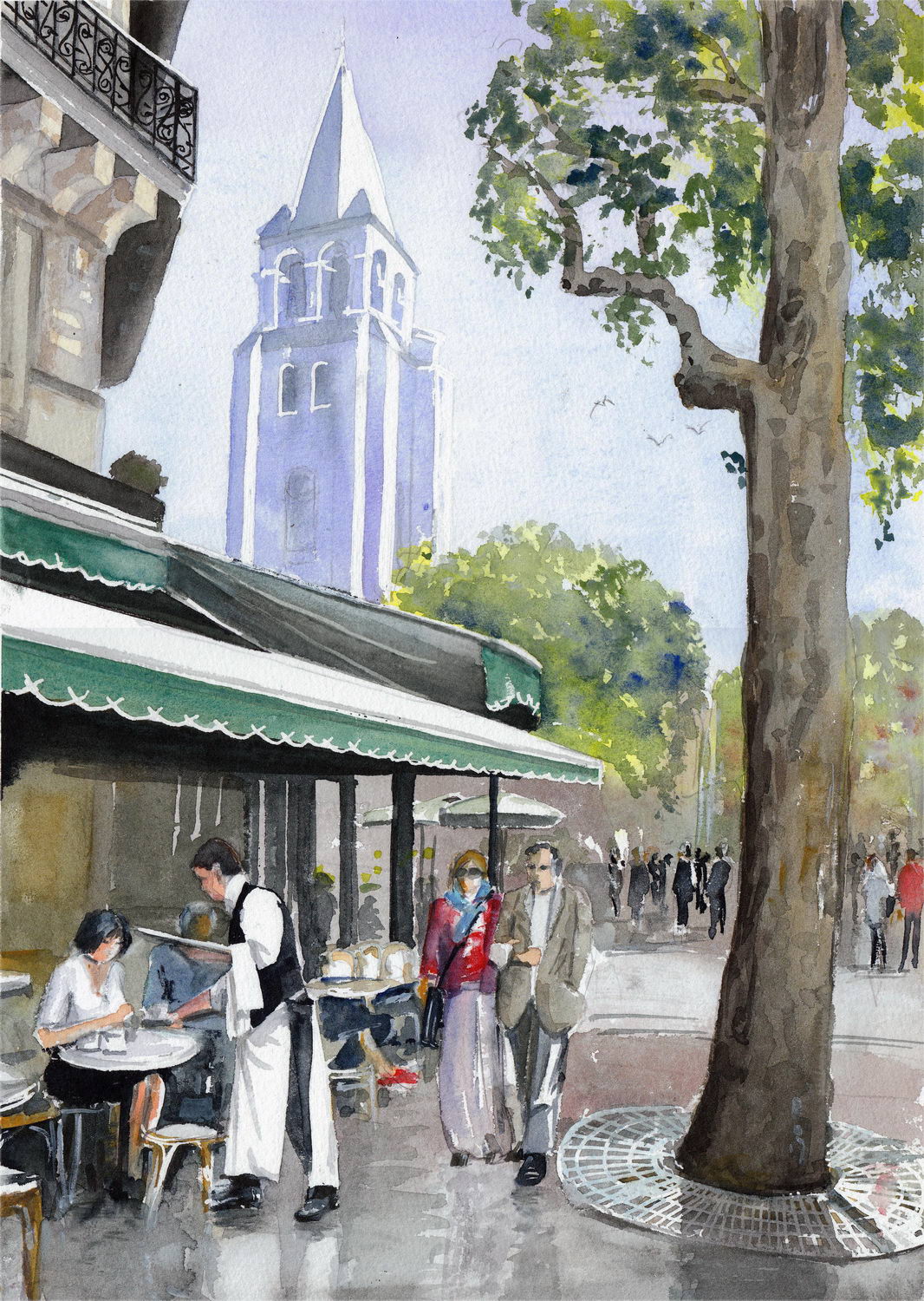 Café des Deux Magots – Saint Germain des Prés – Paris (SOLD)