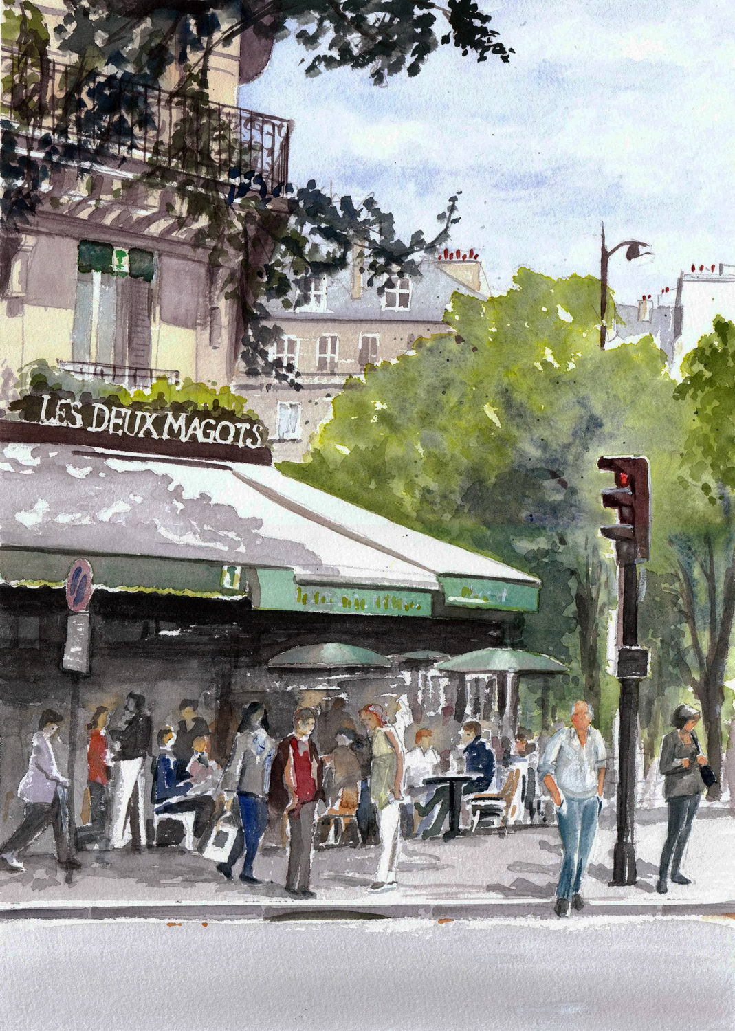 Café des Deux Magots à Saint Germain des Prés – Paris (SOLD)