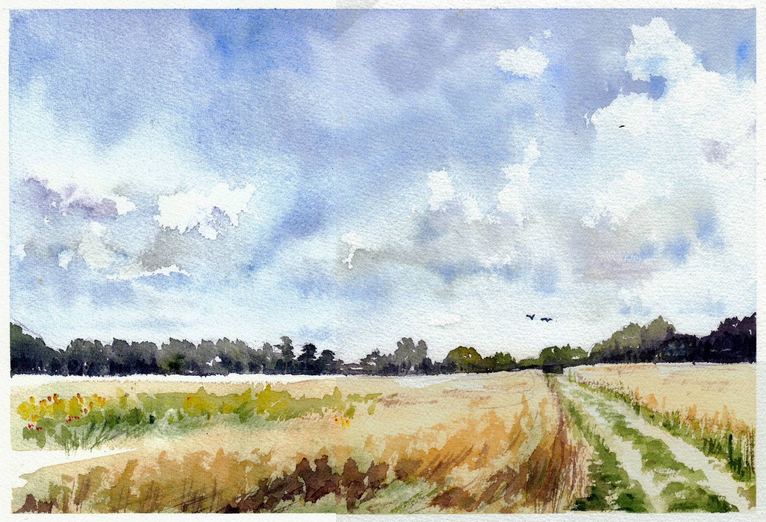 Wheatfield with crows – Auvers sur Oise