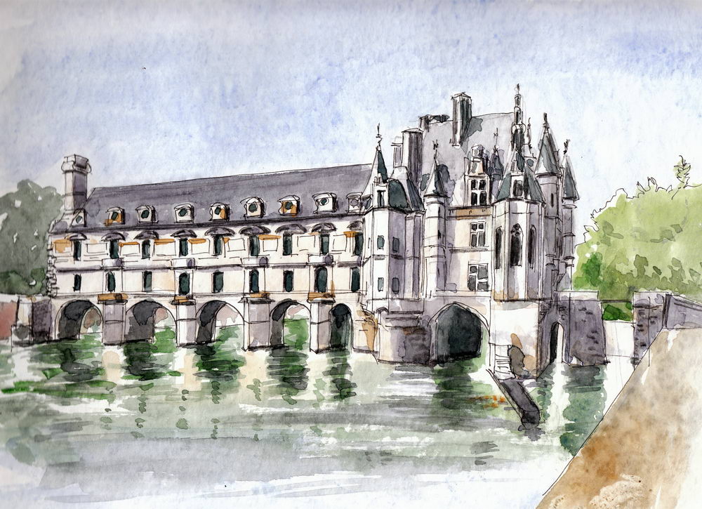 Chateau de Chenonceau. (SOLD)