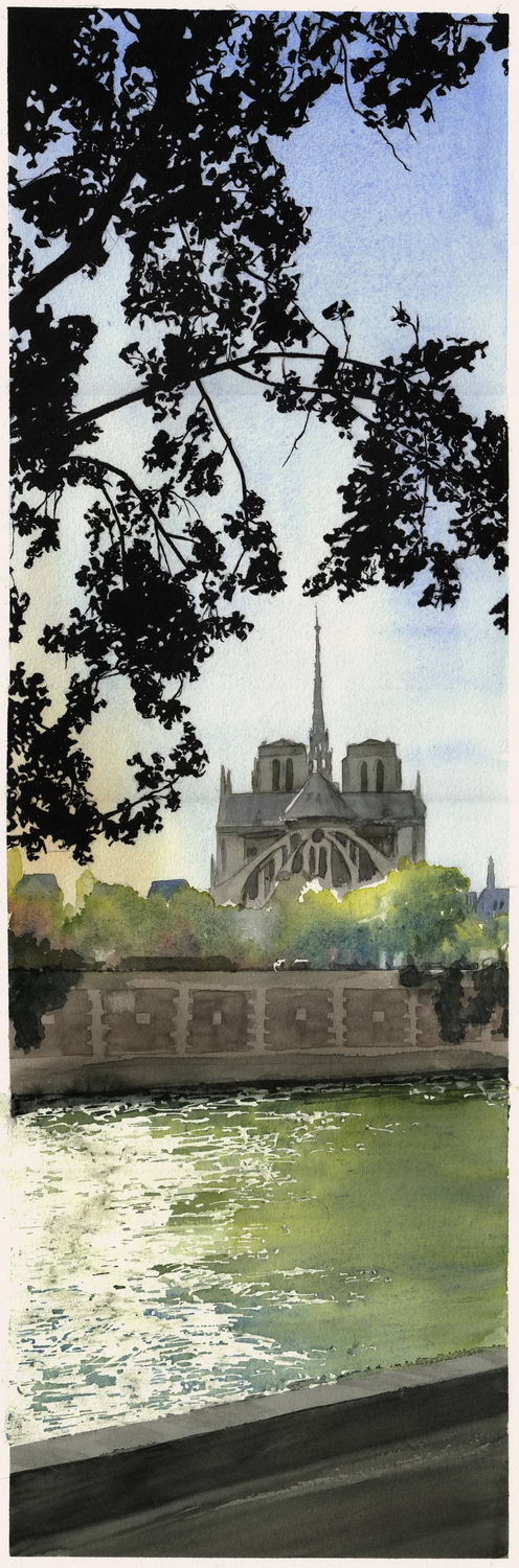 Le chevet de Notre Dame (SOLD)
