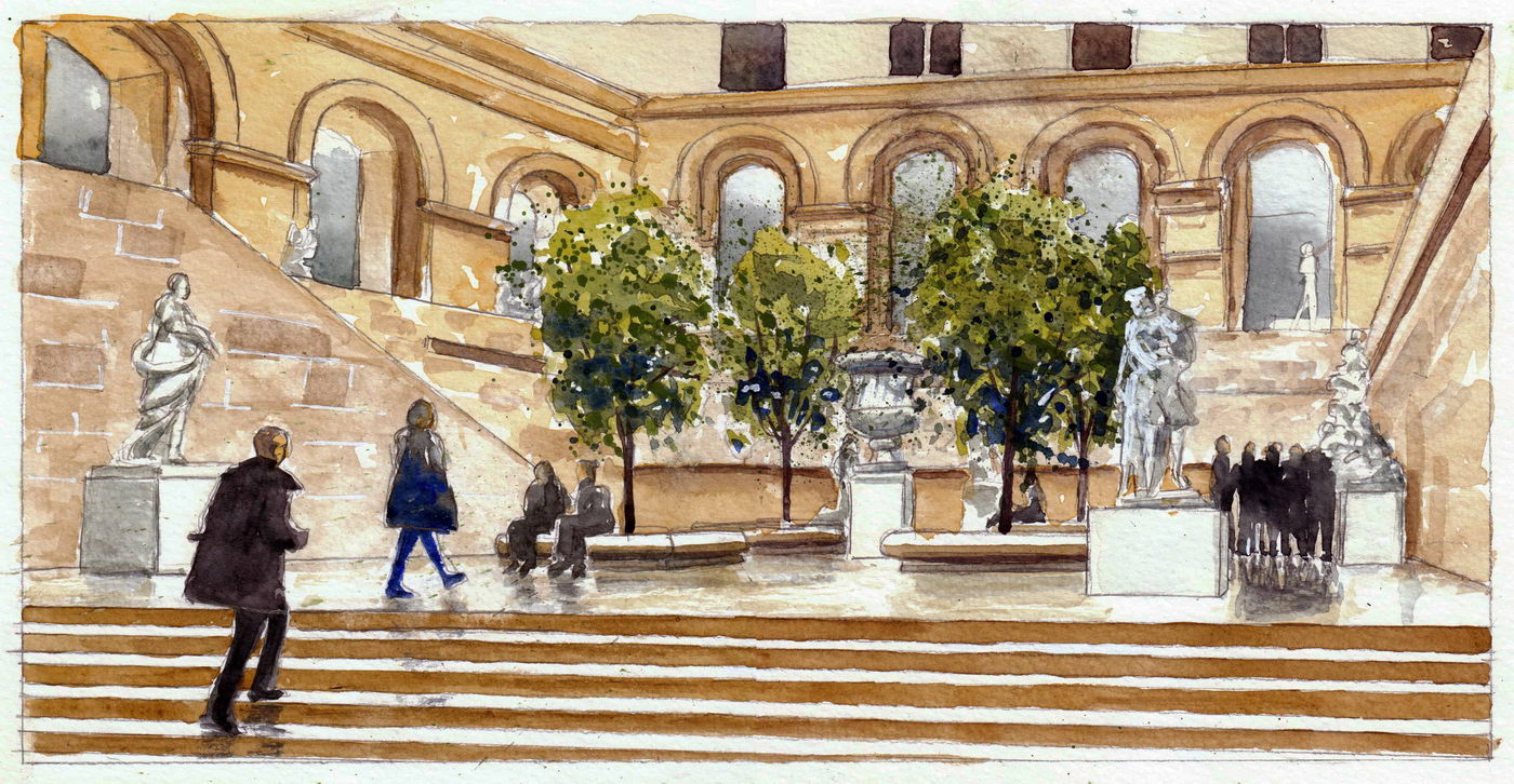 Cour Puget – Louvre – Paris (SOLD)