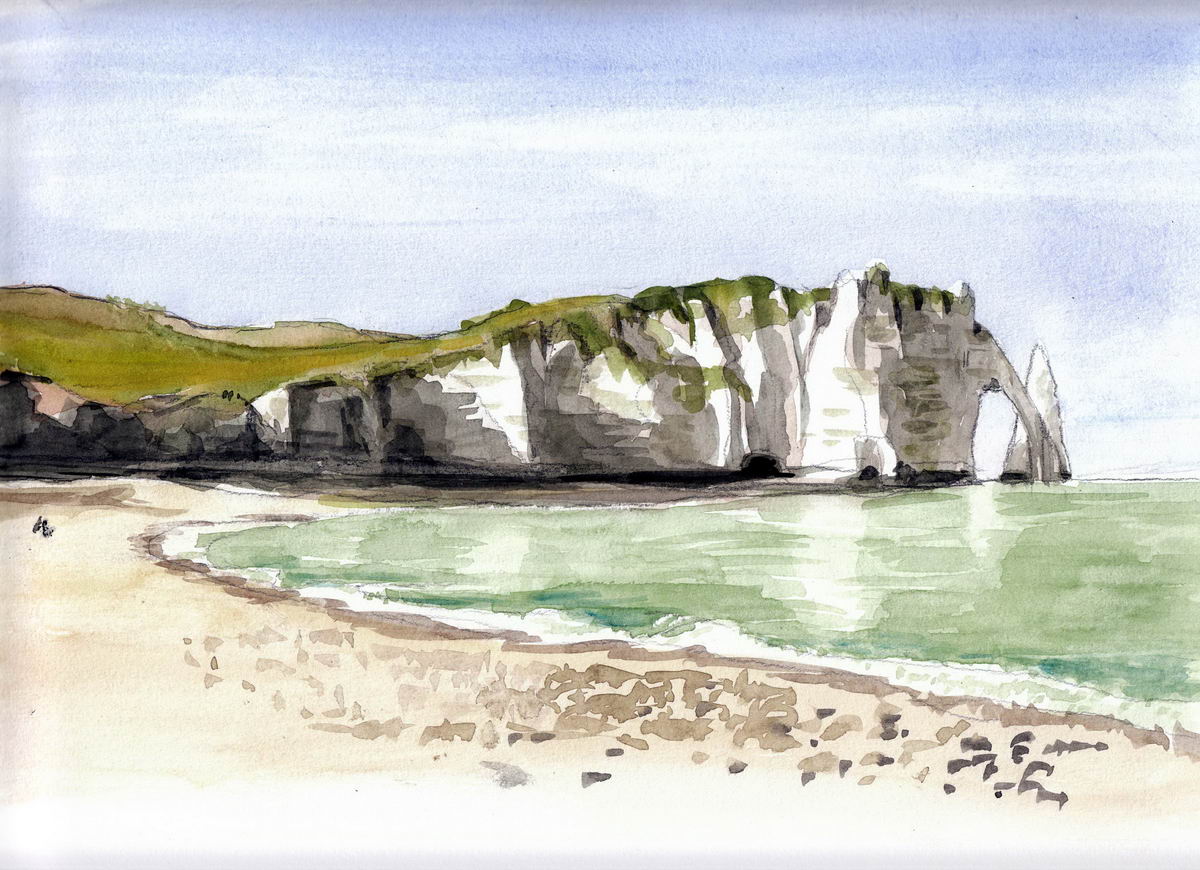 Les falaises d’Etretat