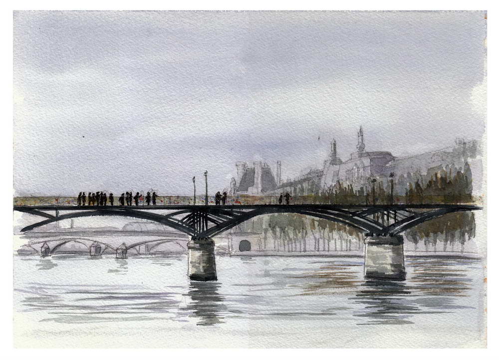 Pont des arts – Louvre – Paris
