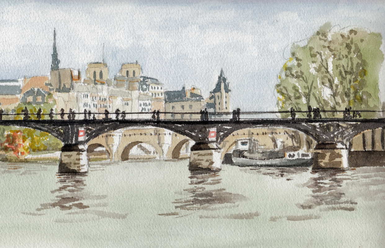 Pont des Arts – Quai des Orfèvres – Paris