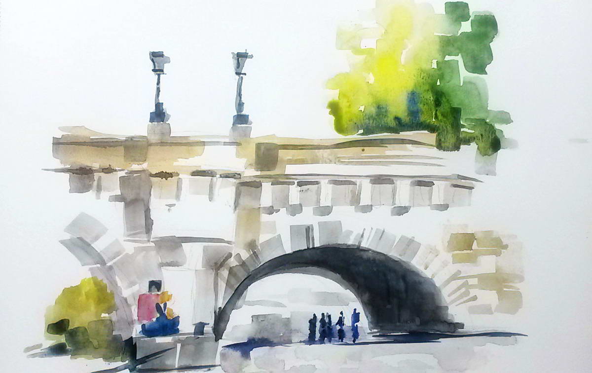 Pont neuf – version cubiste.