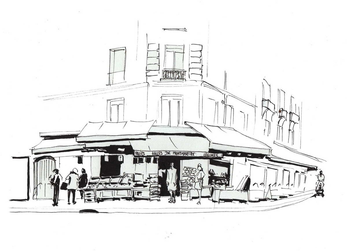 Marchand de légumes – Rue Duhesmes – Paris