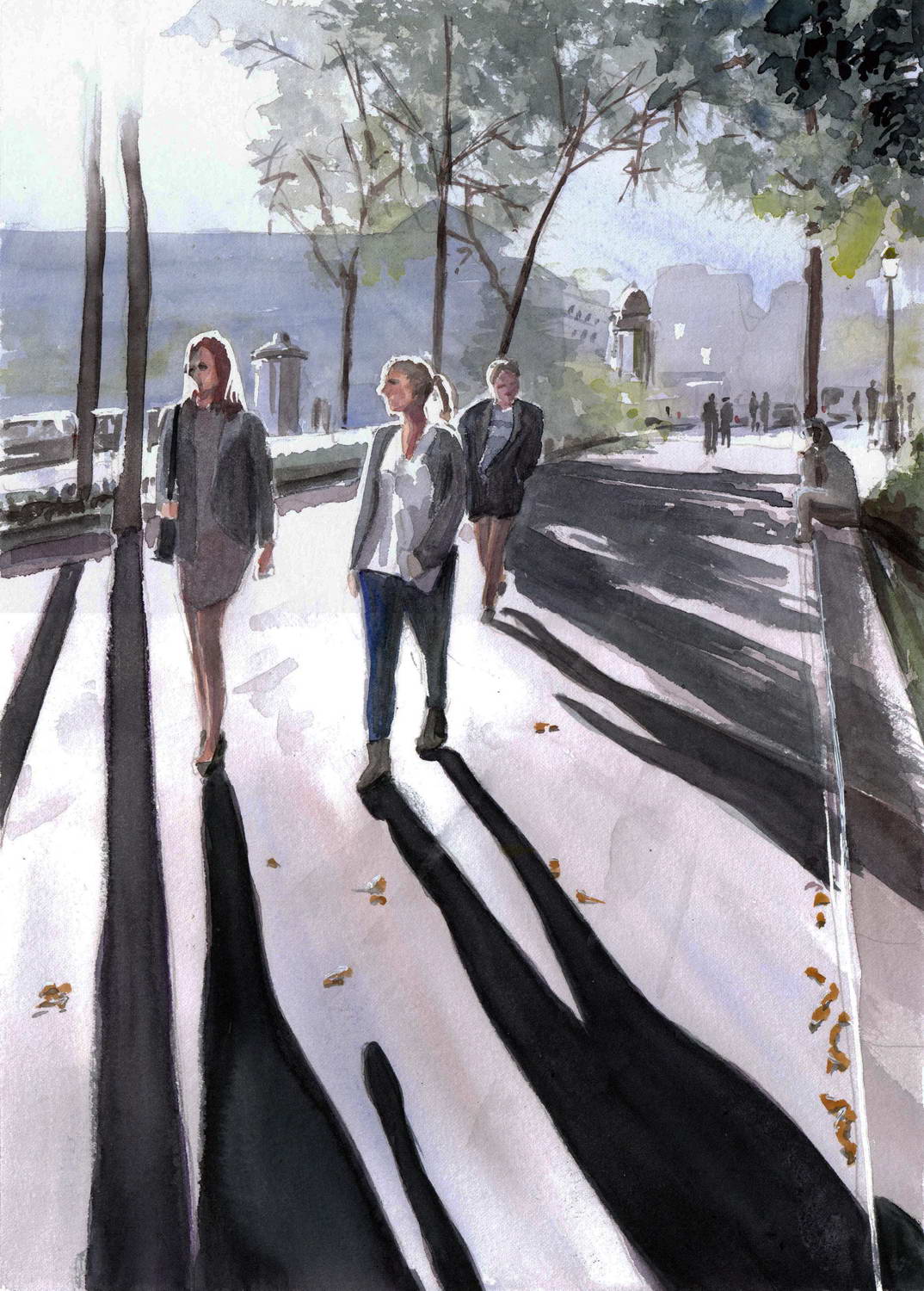 Walk on Boulevard – Paris