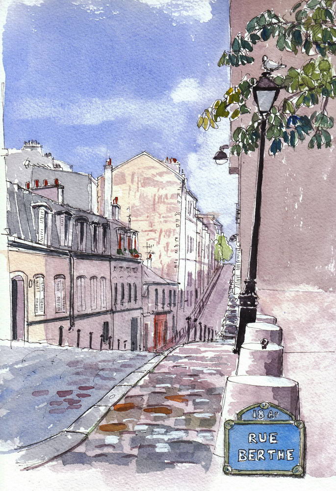 Rue Berthe – Montmartre – Paris