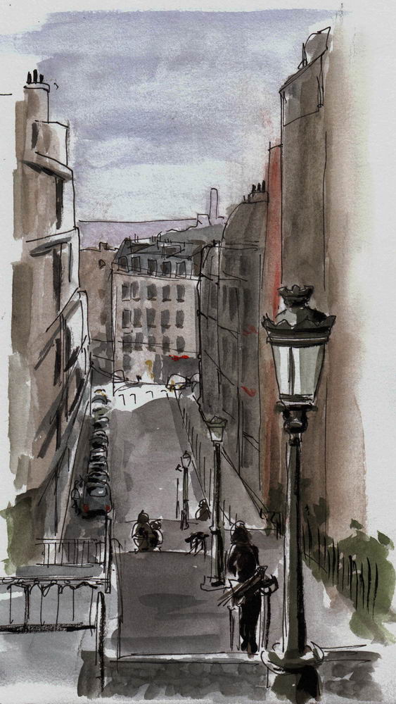 Rue Chappe – Montmartre – Paris (SOLD)