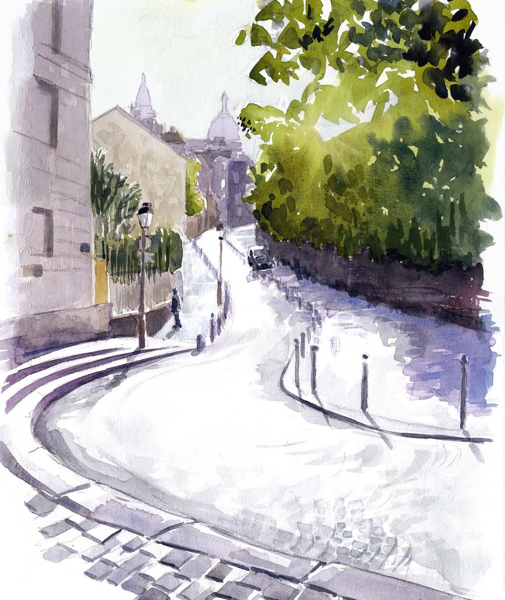 Rue de l’abreuvoir au matin – Montmartre – Paris