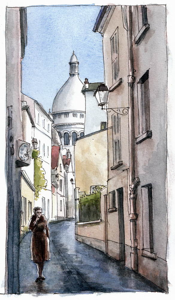 Rue Saint Rustique – Montmartre – Paris