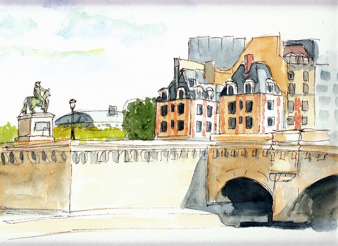 Pont Neuf – Vert galant – Paris